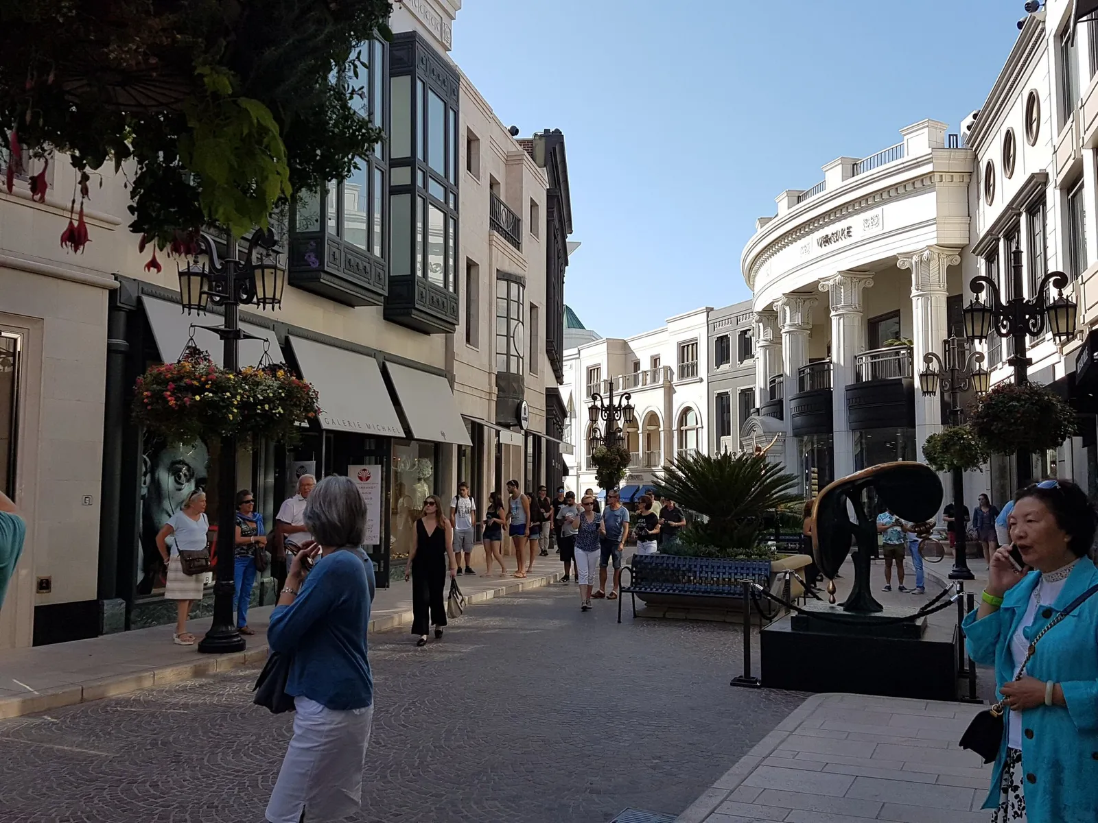 Via Rodeo, the pedestrian street among Rodeo Drive’s boutiques