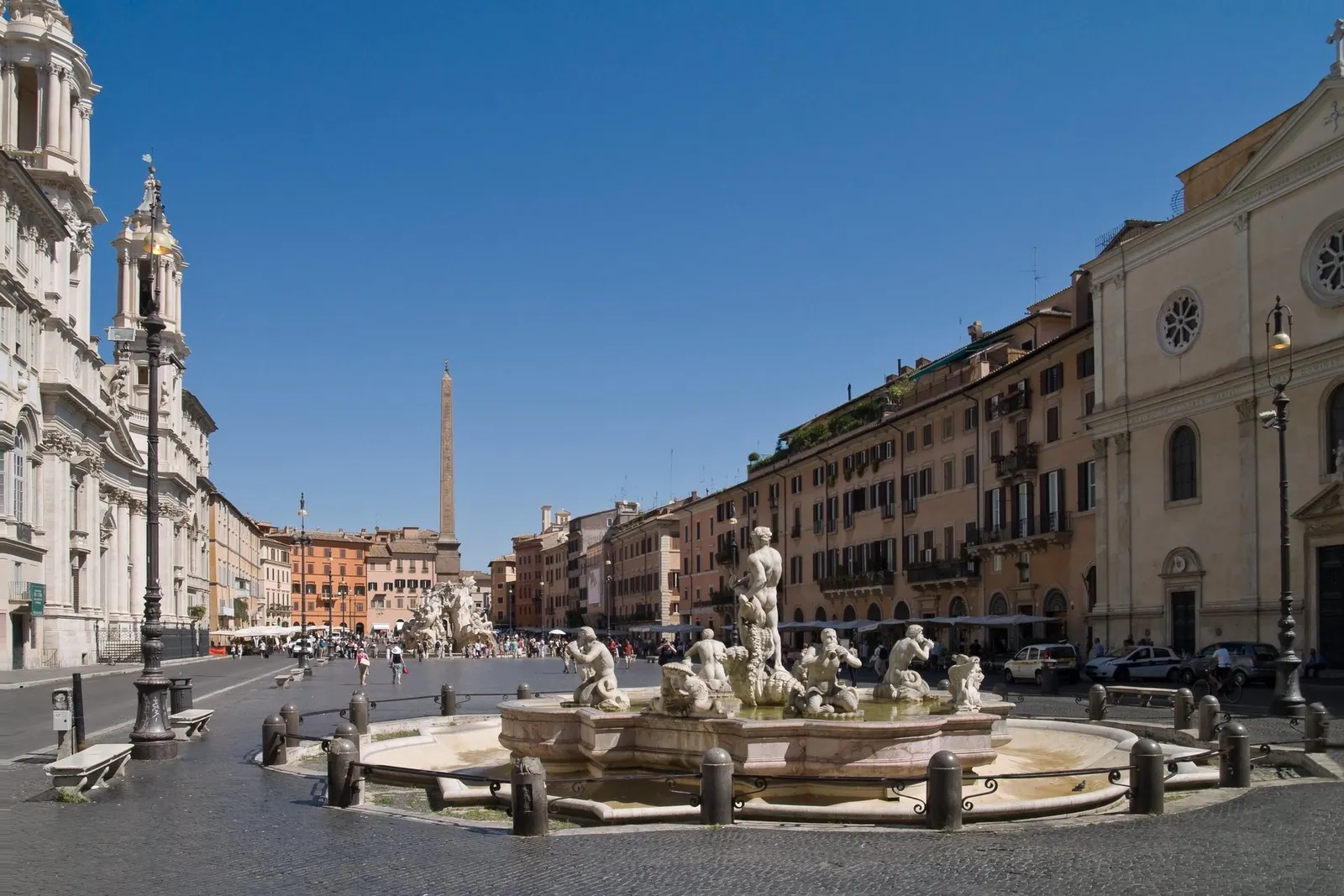 Piazza Navona with the Fountain of the Four Rivers and Sant’Agnese in Agone