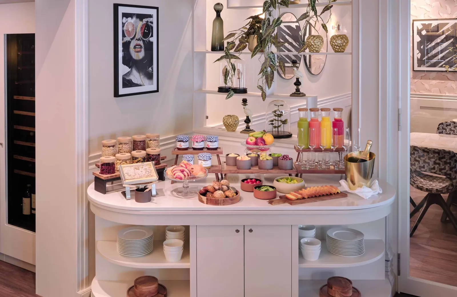 Alden’s breakfast buffet