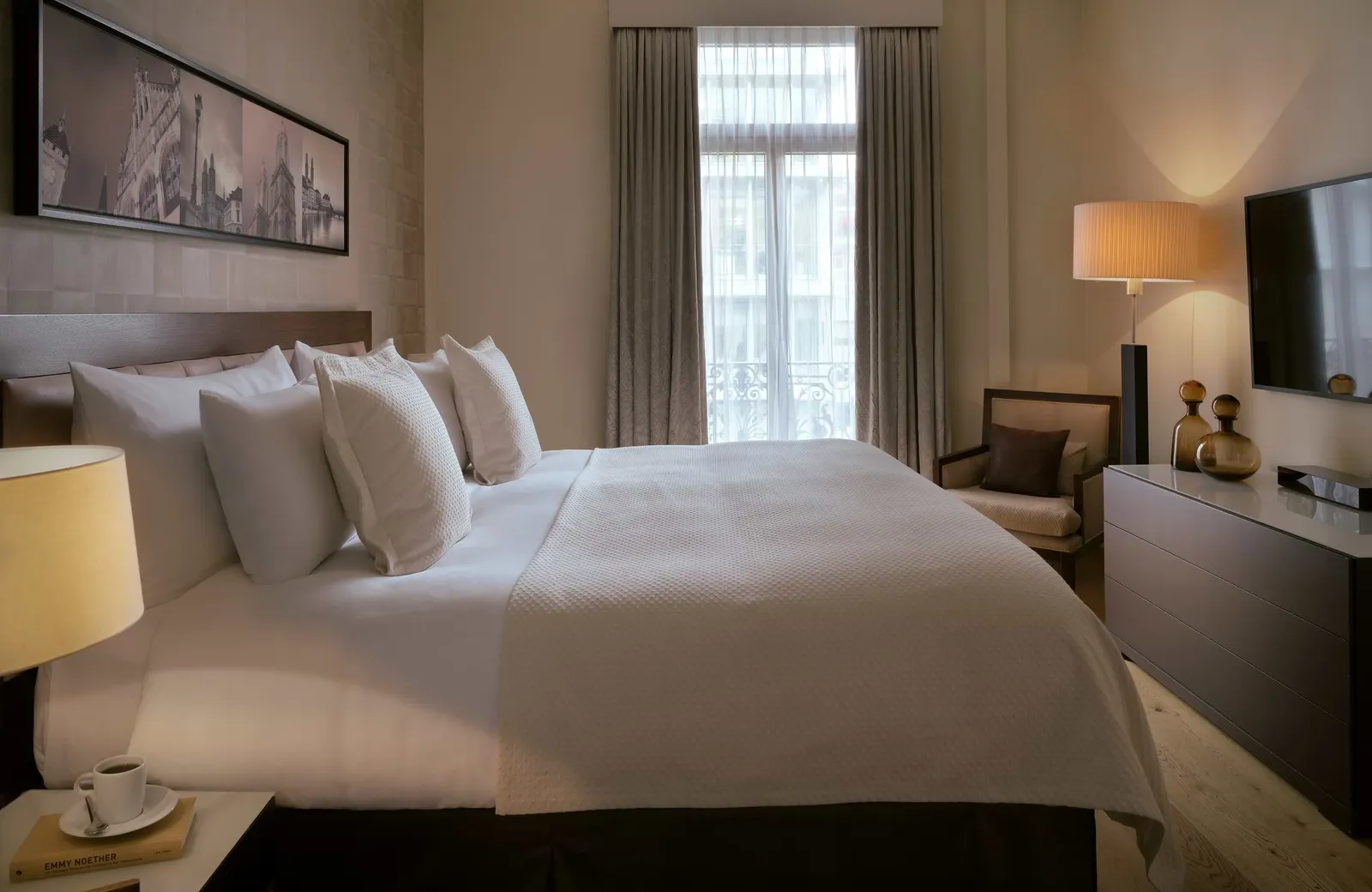 The Deluxe Suite bedroom