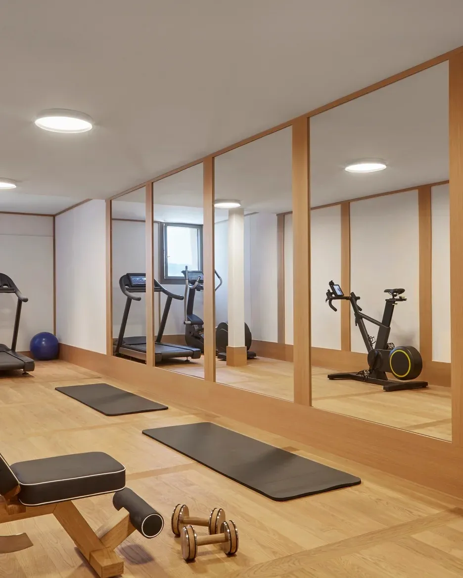 La palestra dell’hotel