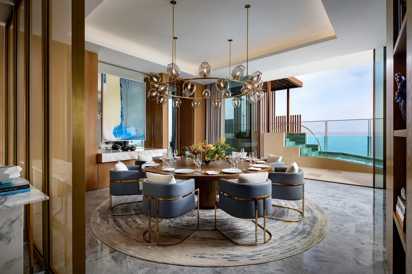 The Horizon Penthouse dining room
