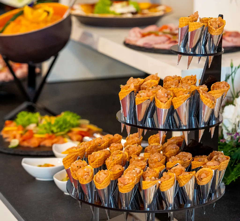 Il buffet del brunch della domenica