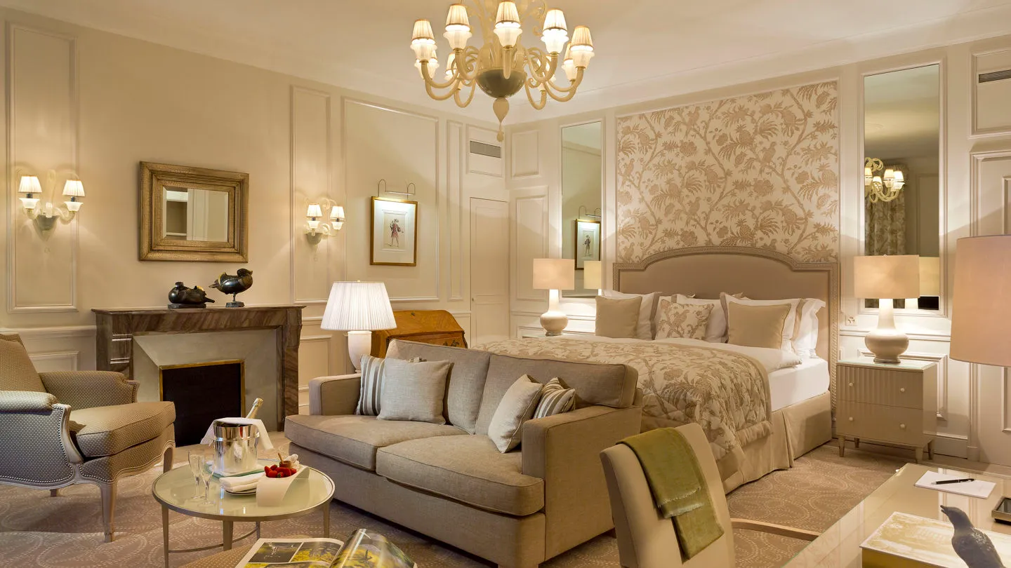 Camera e soggiorno della Junior Suite Palace