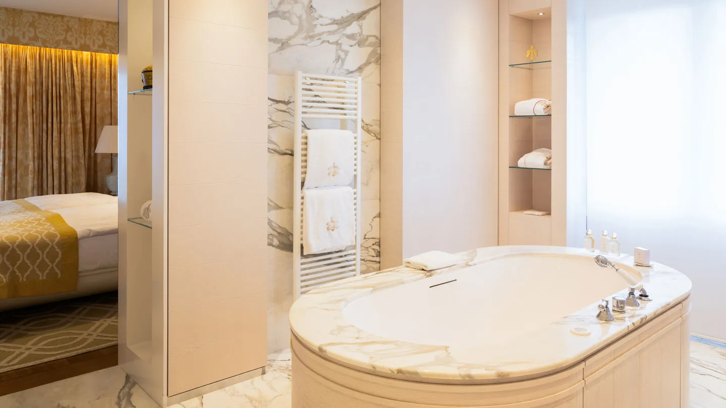 Il bagno privato della Spa Suite