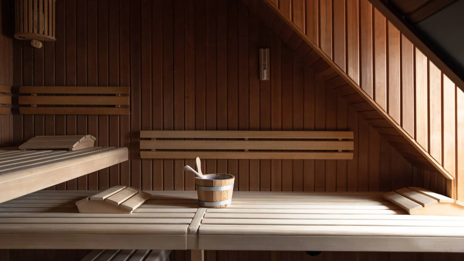 La sauna finlandese del Bellevue Palace