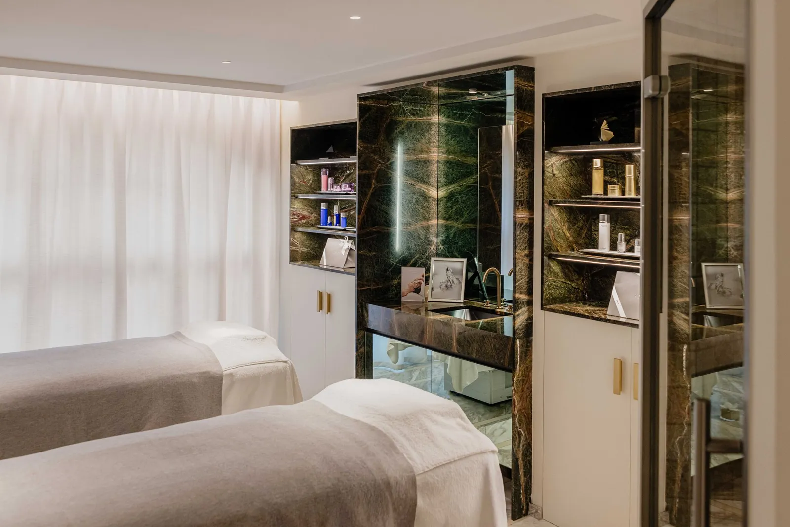 A treatment room at C Club Spa