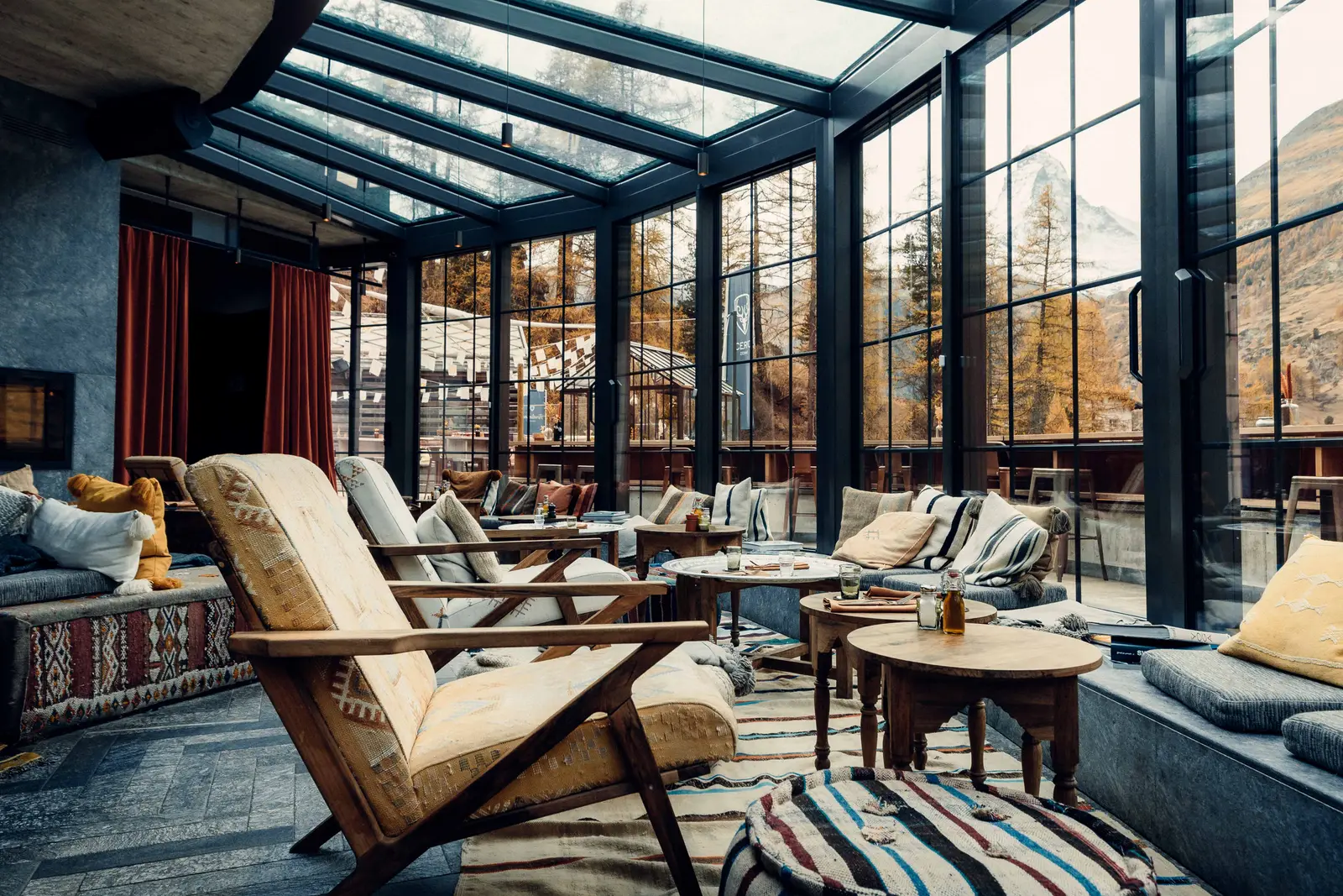 La sala vetrata del Bazaar
