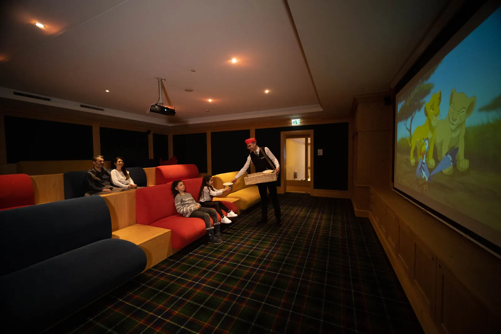 La sala cinema privata