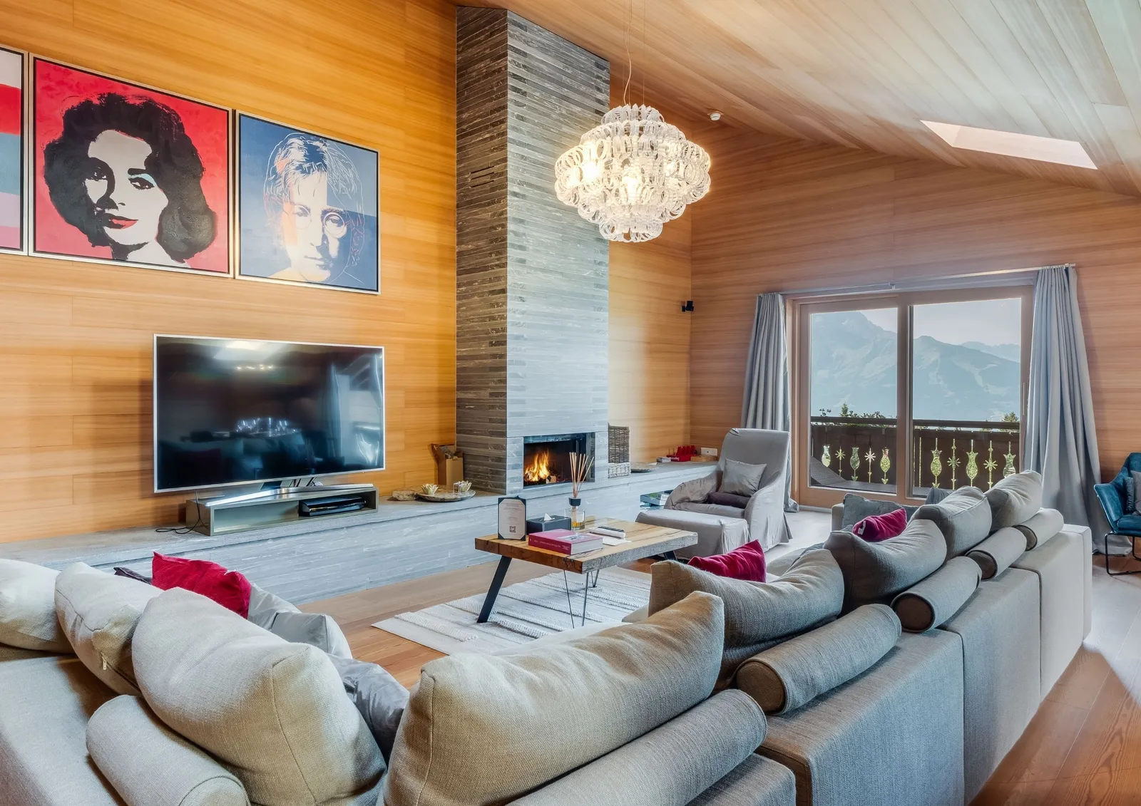 Il soggiorno del Modern Penthouse
