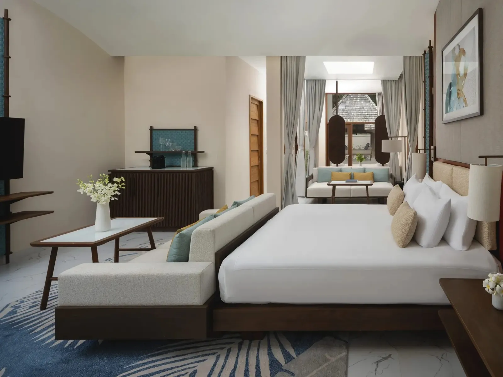 A Family Beach Villa bedroom