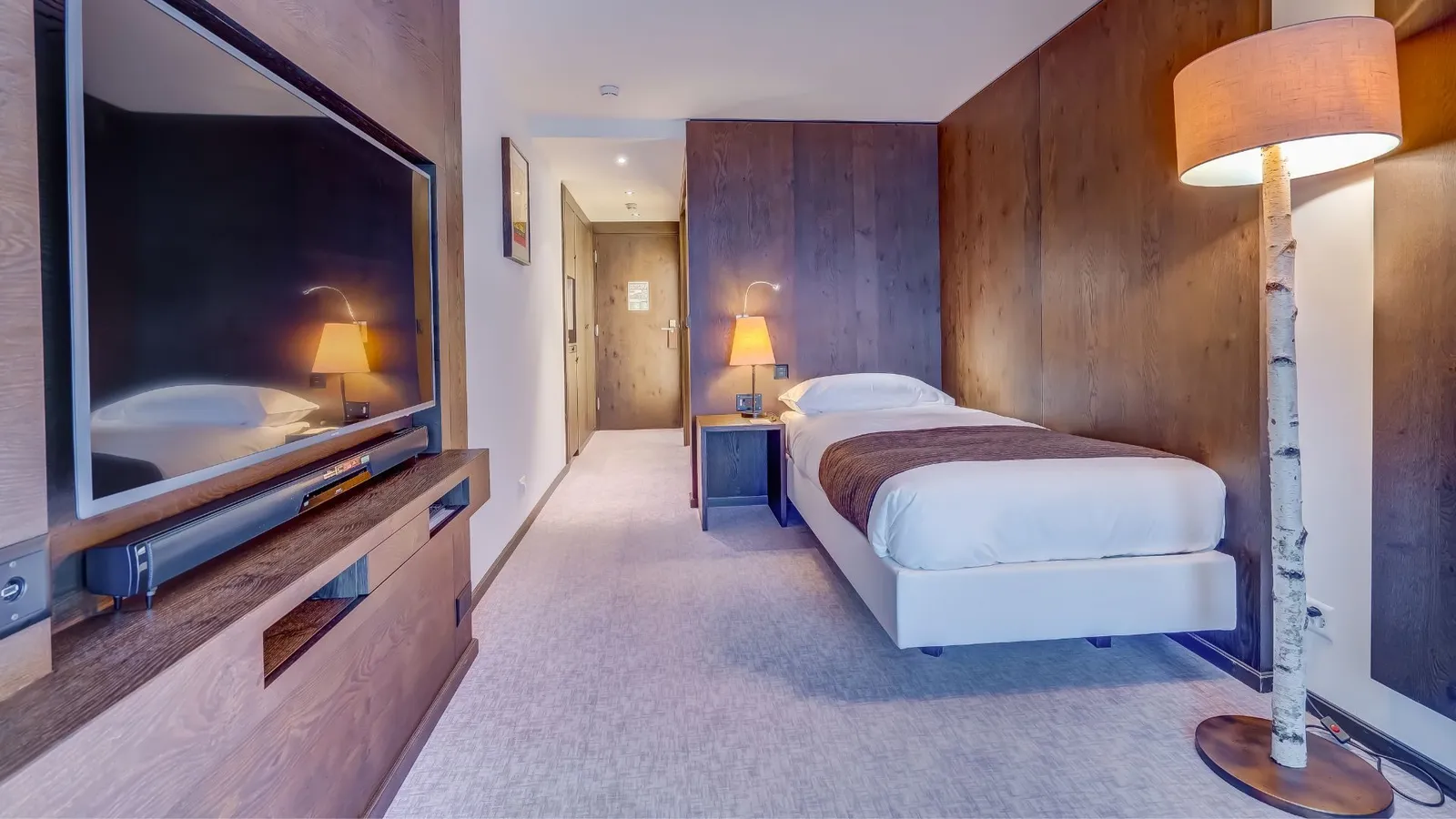 La camera con letto singolo nella Cocon Familial