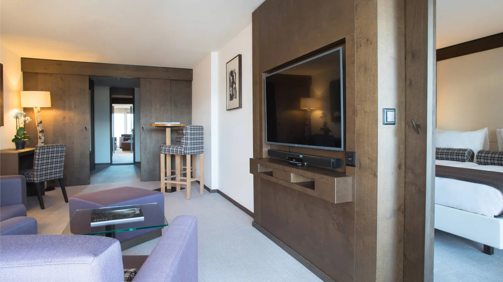 Il soggiorno della Suite Prestige
