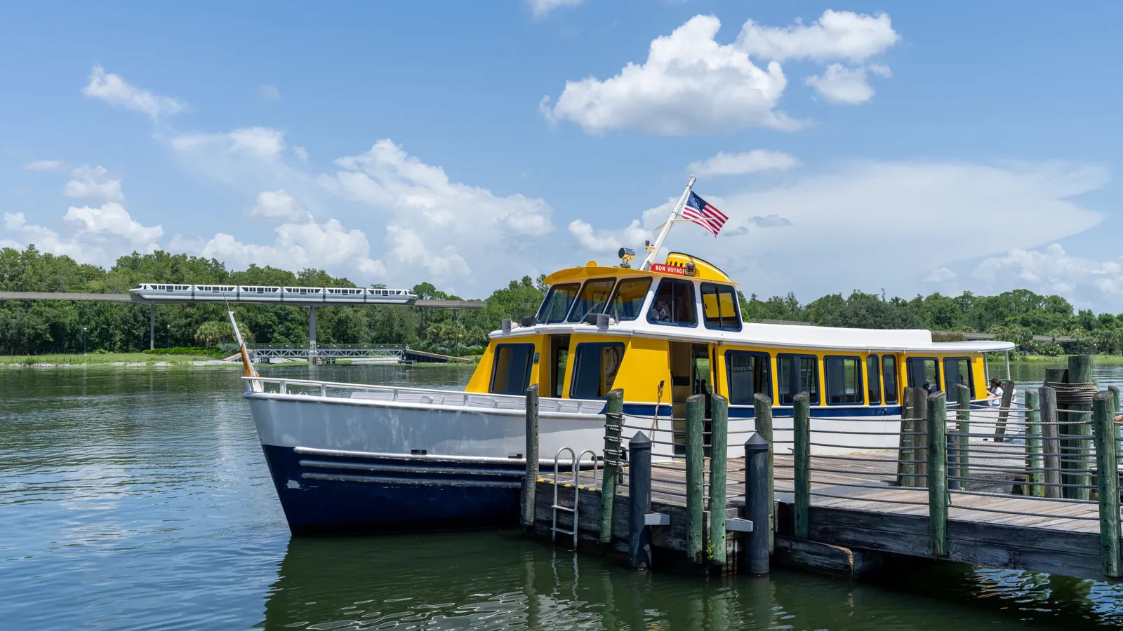 Water taxi at the Grand Floridian dock