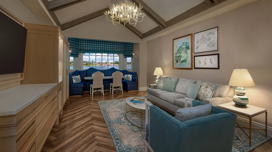 2 BR - Theme Park View / 2 Bedroom Suite - Club Level Access · official Disney photograph