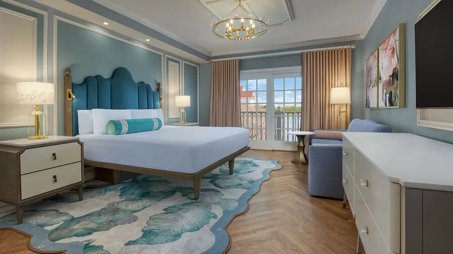 Deluxe King Room - Club Level · official Disney photograph