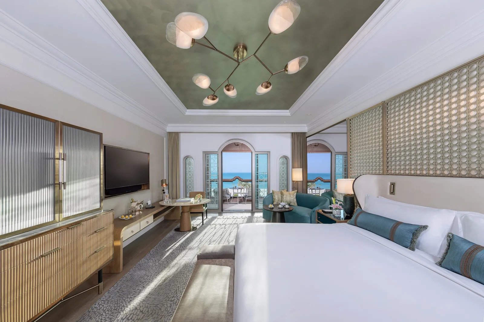 Official photograph of the Club Sea View Room category at Emirates Palace