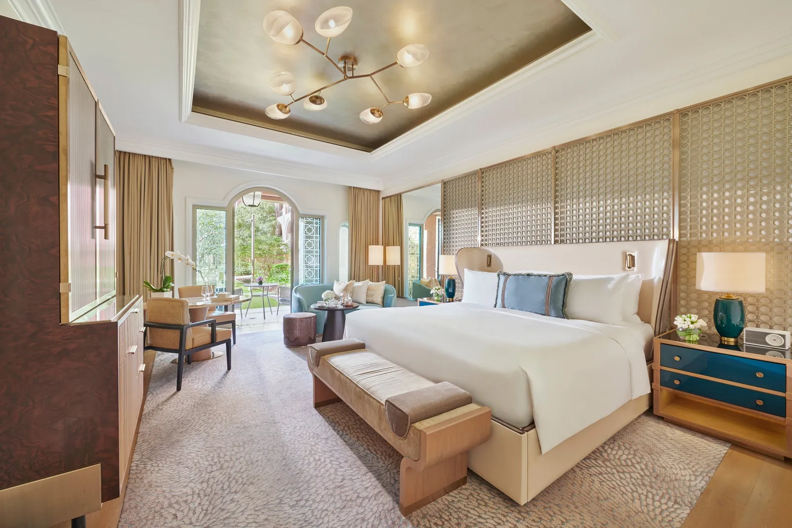 Official photograph of the Deluxe Garden Terrace Room category at Emirates Palace