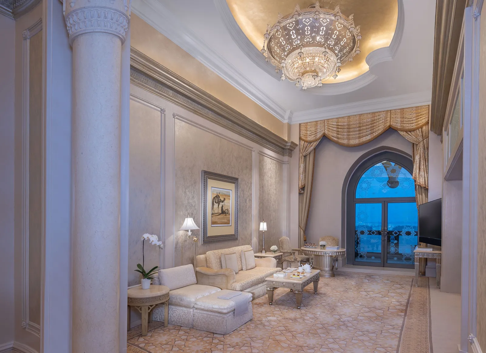 Official photograph of the Two Bedroom Palace Suite category at Emirates Palace
