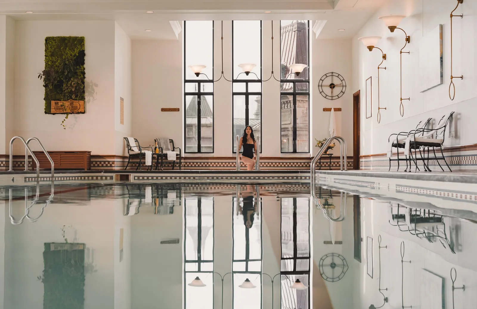 La piscina coperta del Château Frontenac