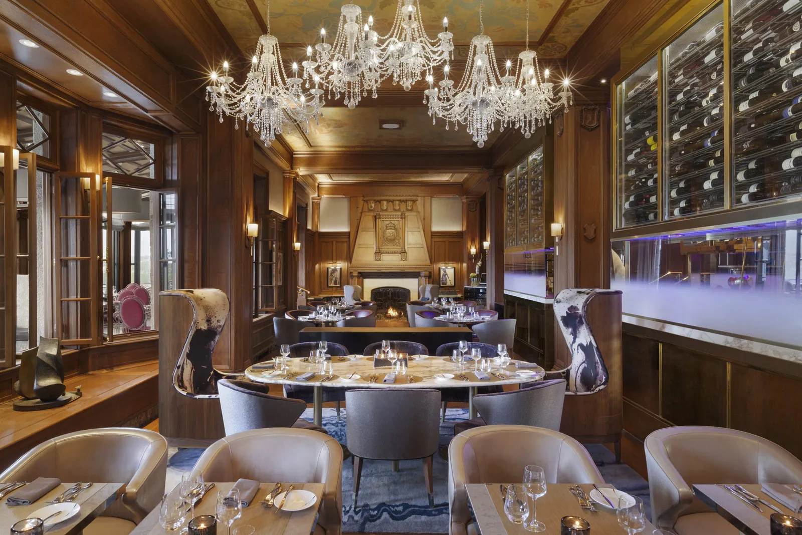 The dining room at Champlain