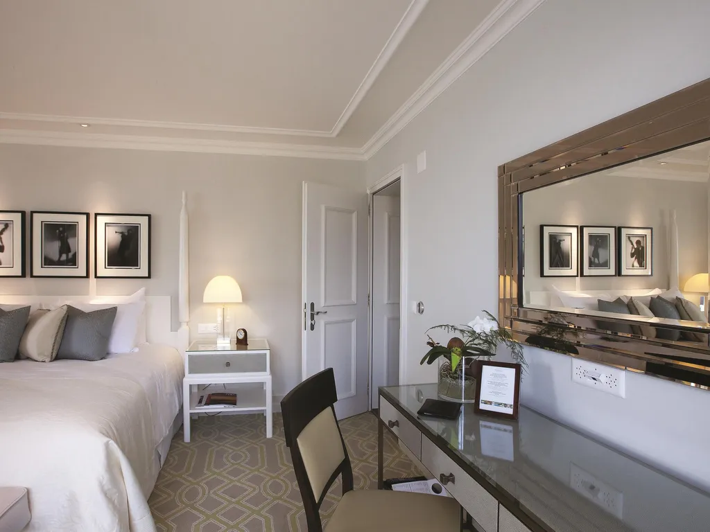 La camera da letto della Panorama Suite