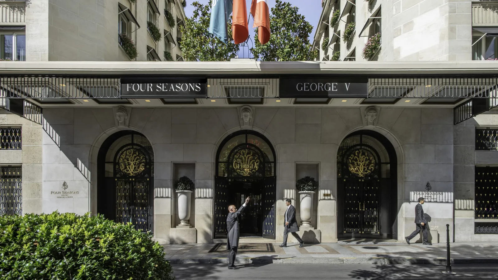 The George V entrance on Avenue George V