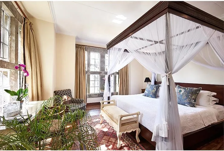 Official photograph of the Arlene room at Giraffe Manor
