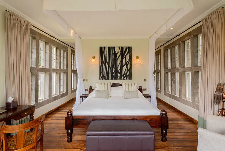 Official photograph of the Finch Hatton Suite room at Giraffe Manor