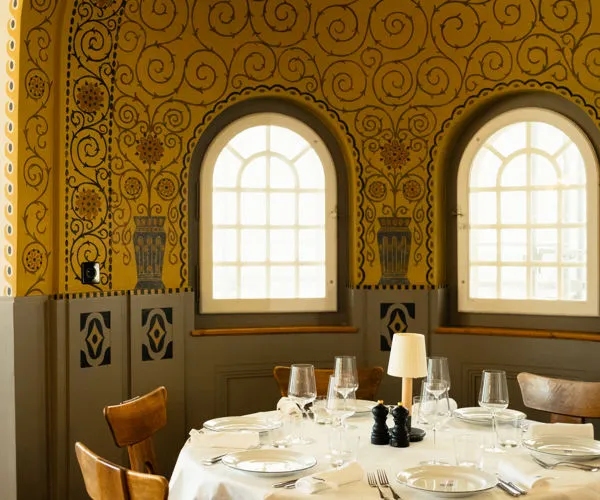 A table at the Brasserie