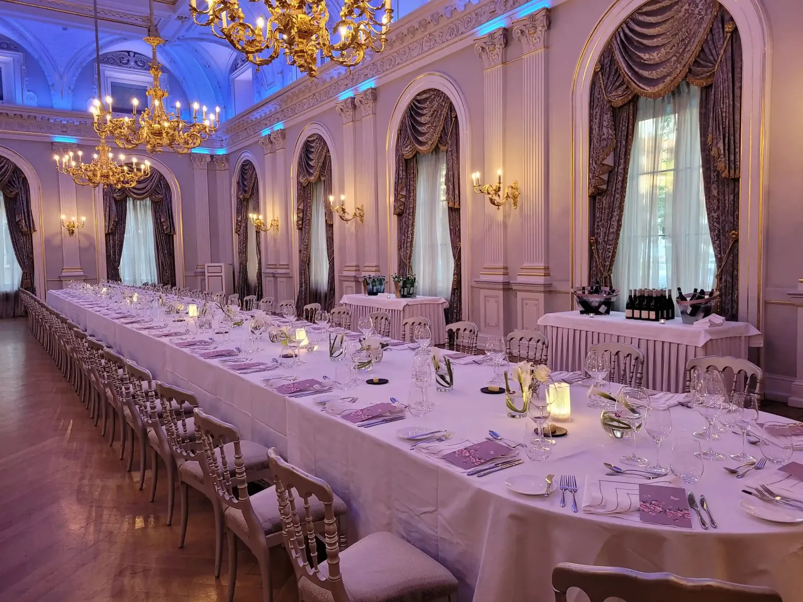 La Salle Viennoise apparecchiata