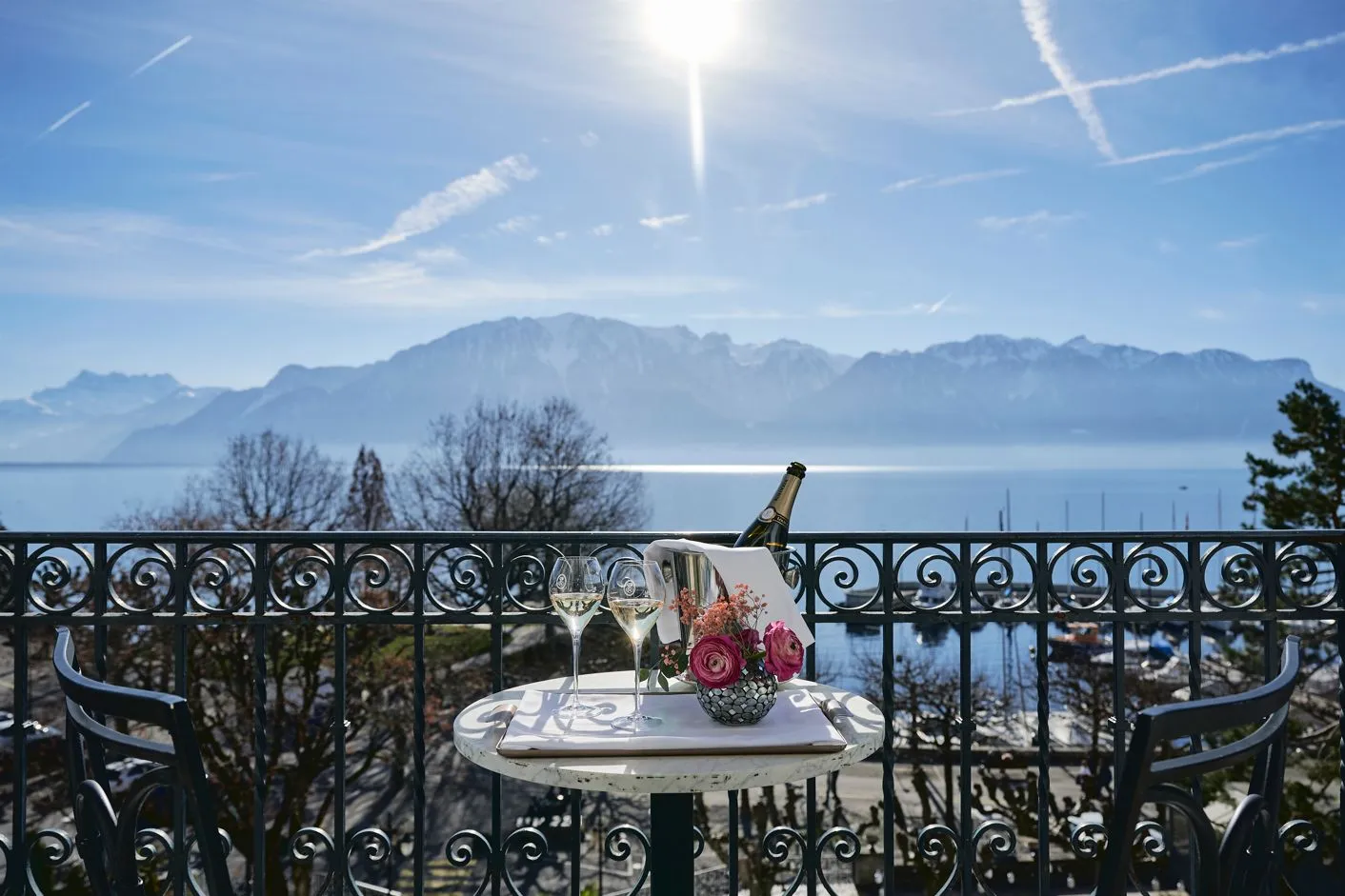 Un balcone sul lago e le Alpi