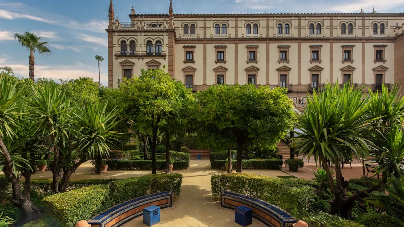 I giardini dell’Hotel Alfonso XIII