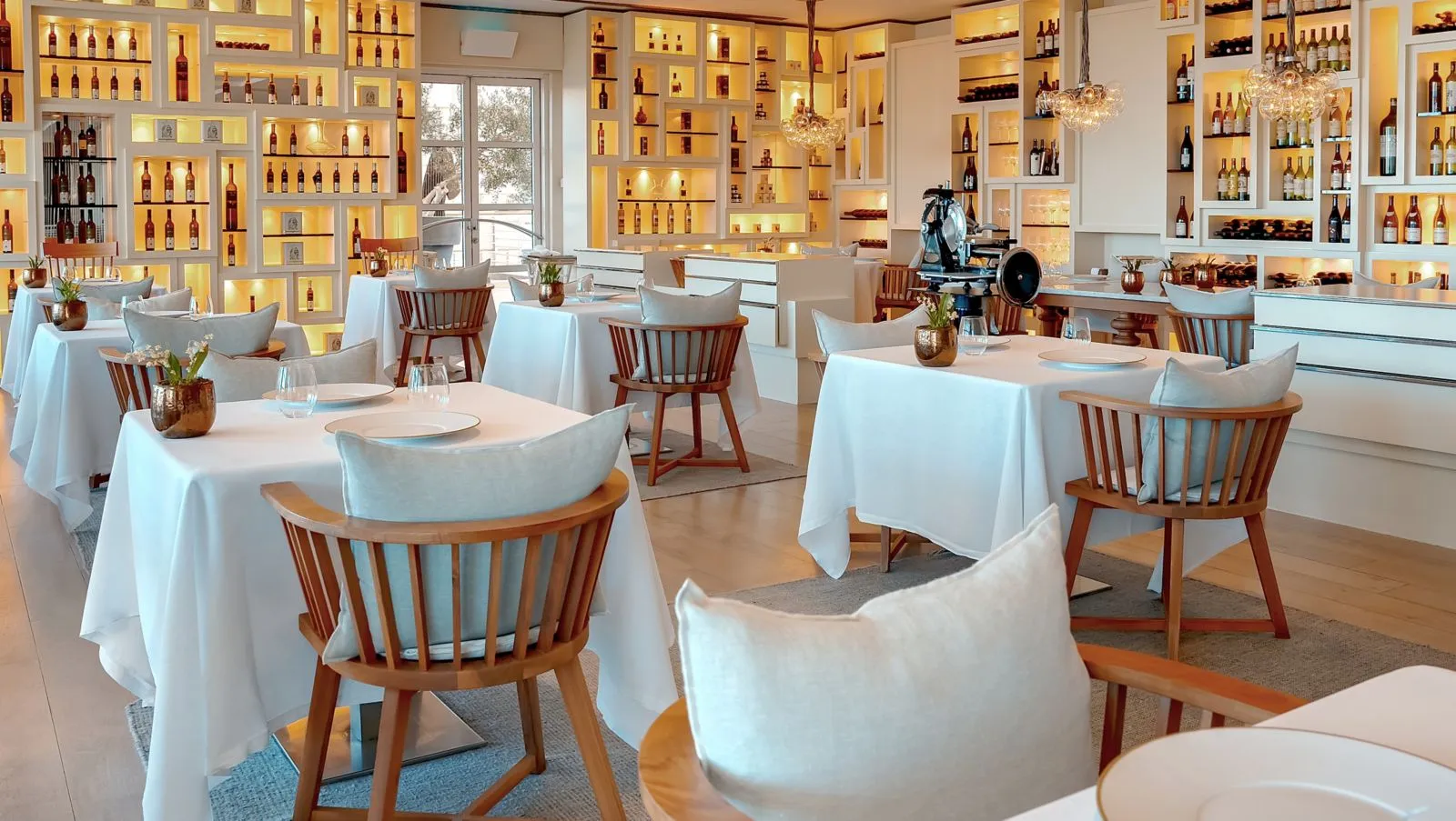 The Enoteca dining room