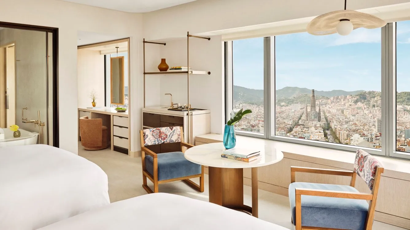 Panorama — 2 double beds, city view · Hotel Arts Barcelona