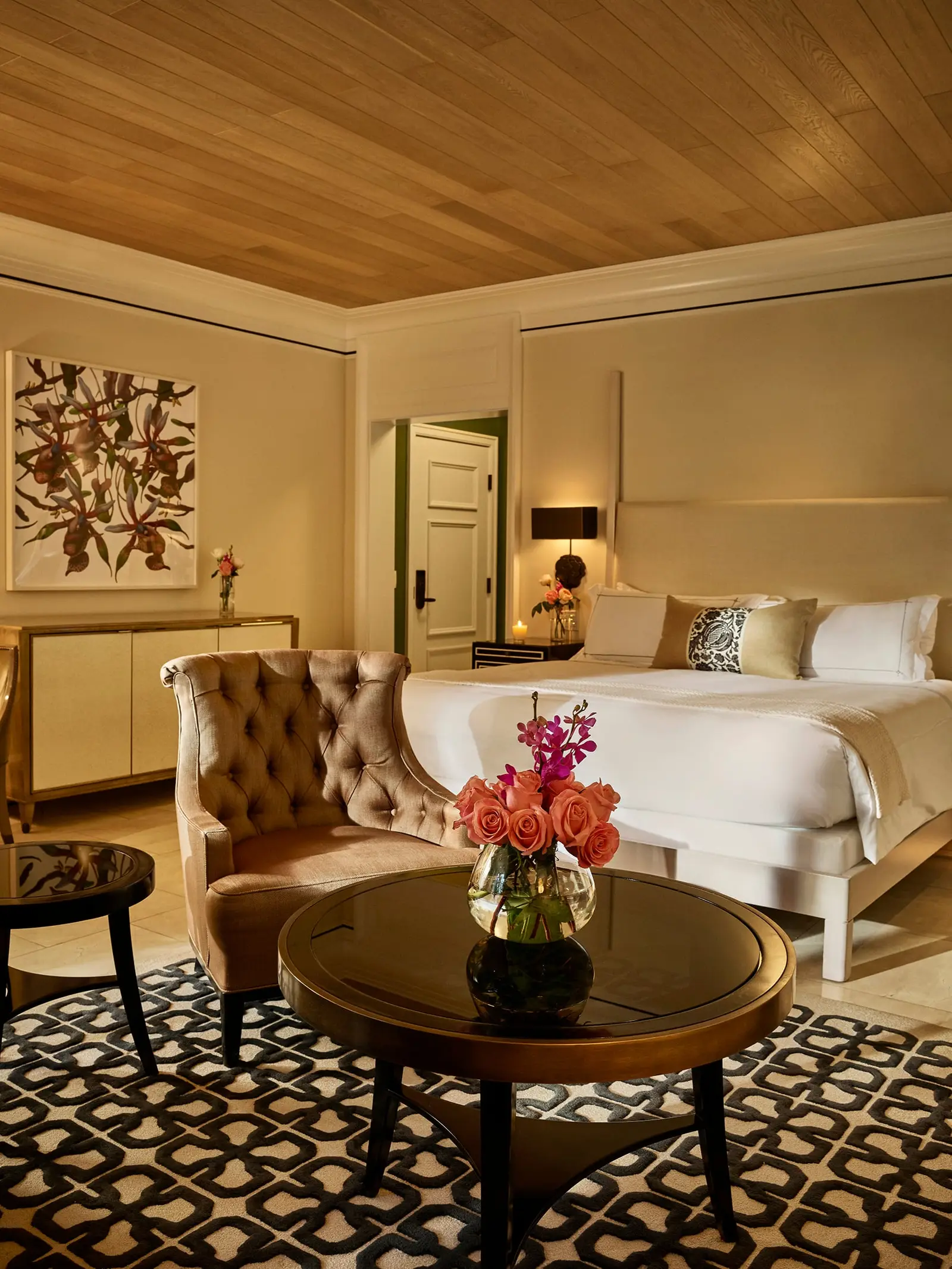 The Junior Suite at Hotel Bel-Air, as the official site shows it