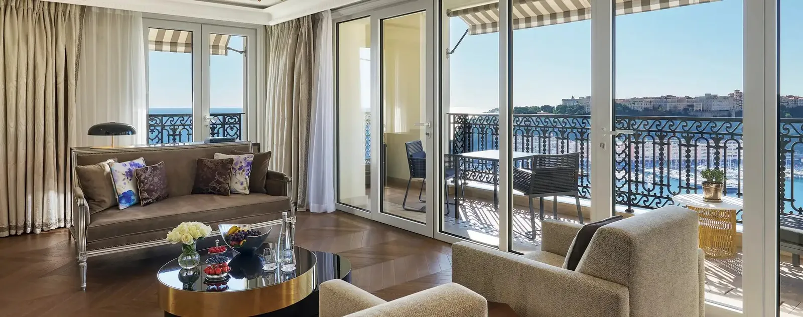Corner Suite - sea view with terrace at Hôtel de Paris Monte-Carlo