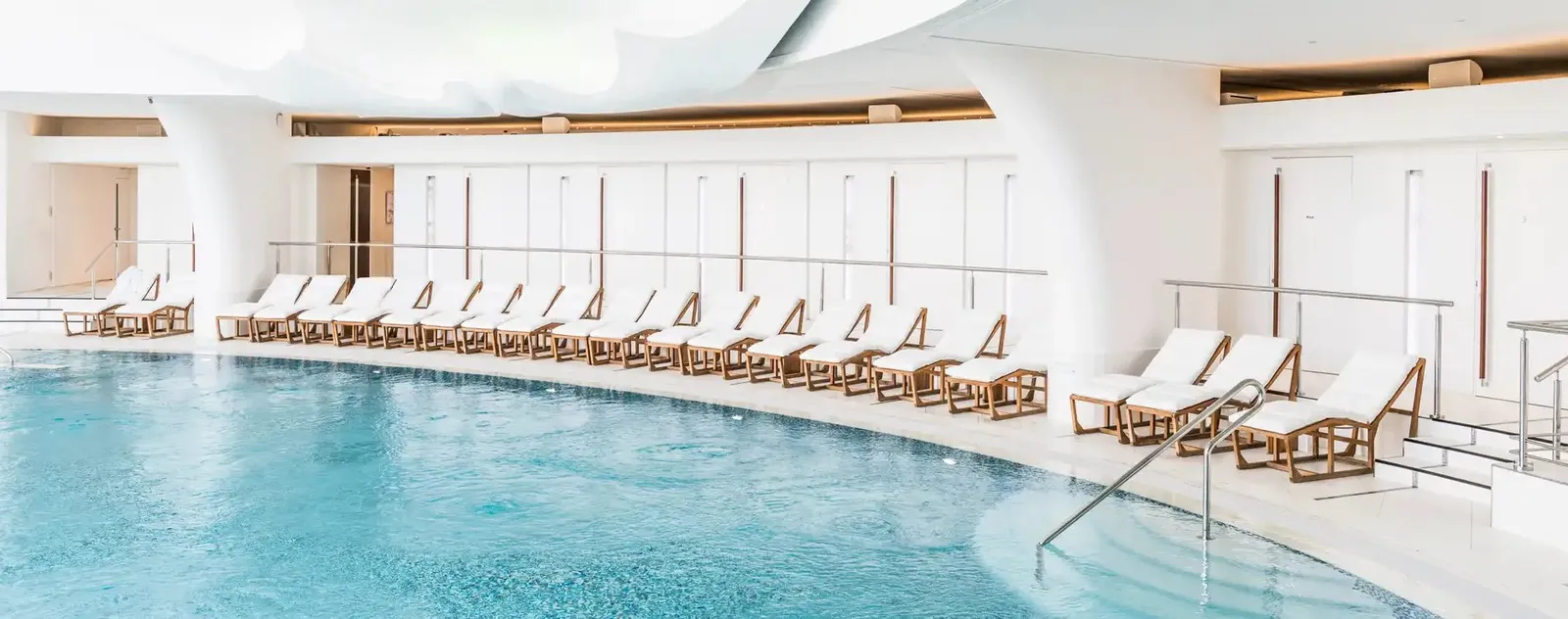The indoor pool at Thermes Marins Monte-Carlo