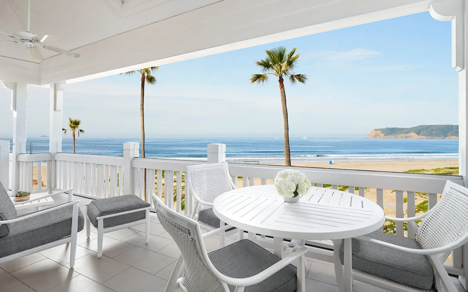 Oceanfront Cottage Balcony