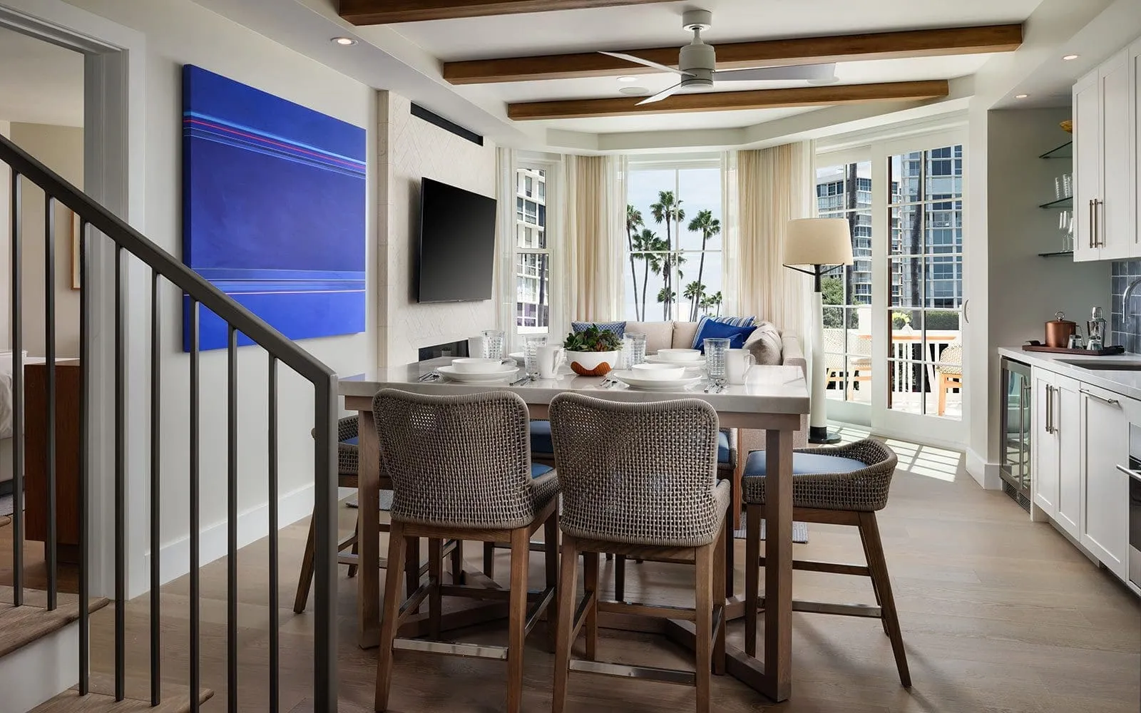 Bay View Loft Living Room