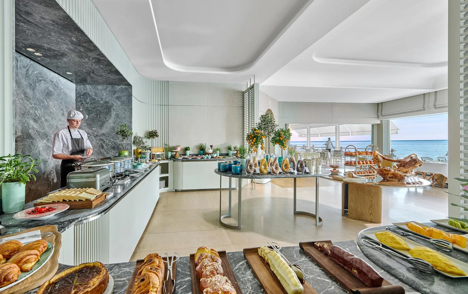 Il buffet della colazione