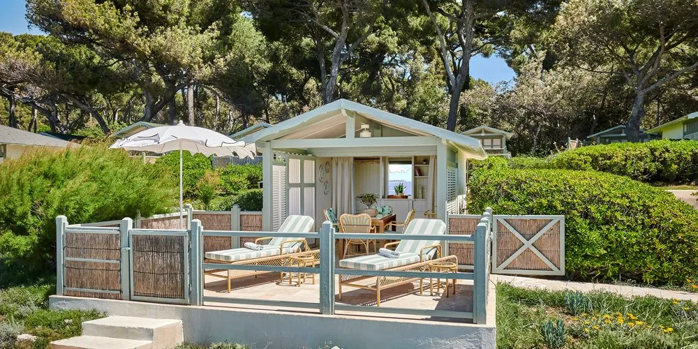 Una cabina fra i pini