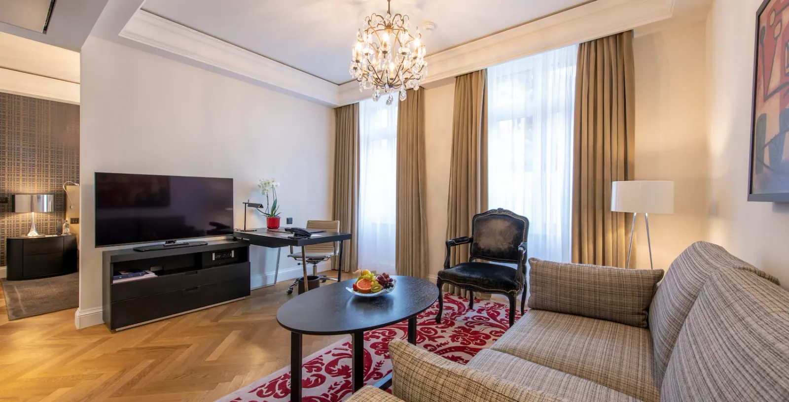 Il soggiorno della Boutique Junior Suite
