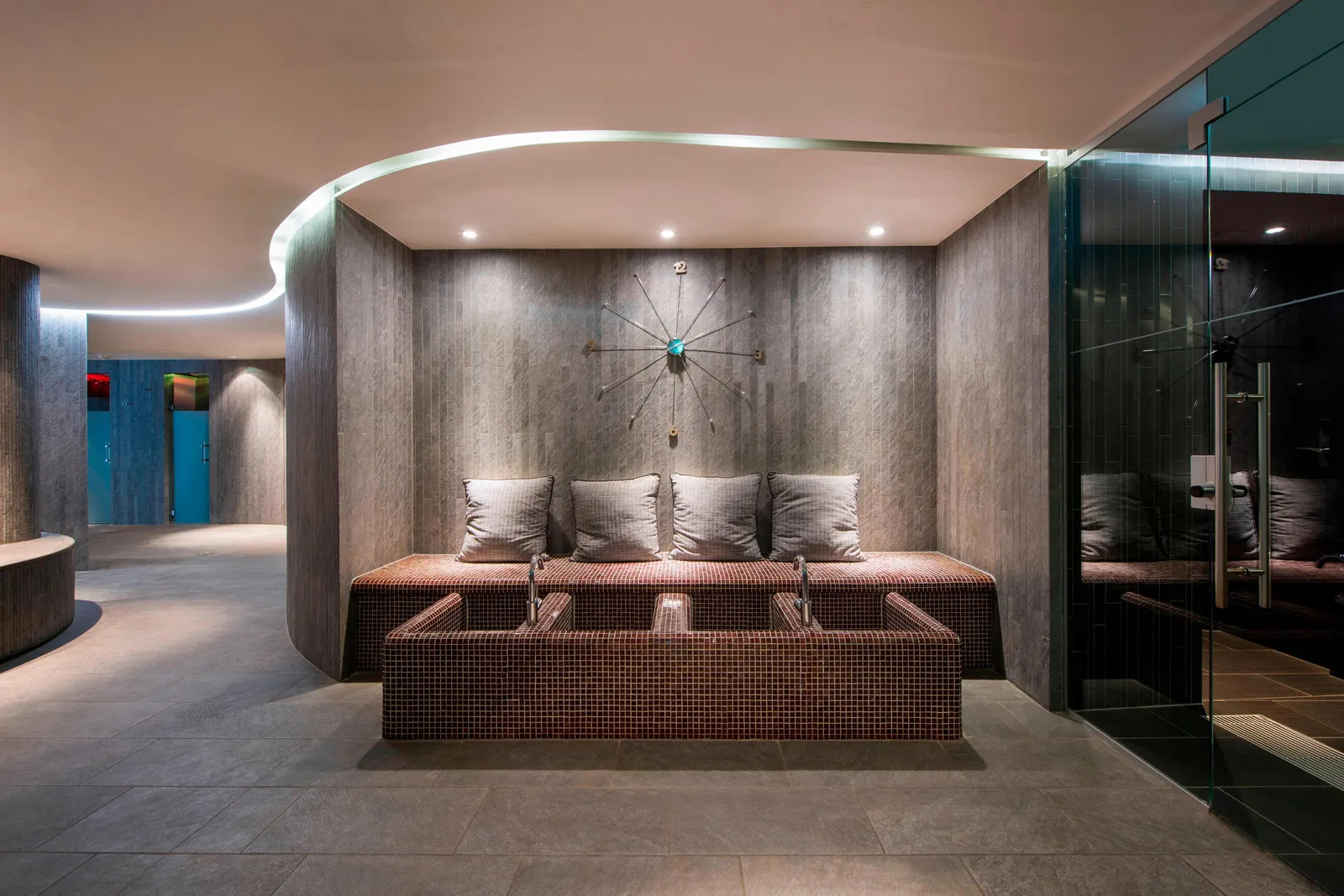 La zona relax della spa