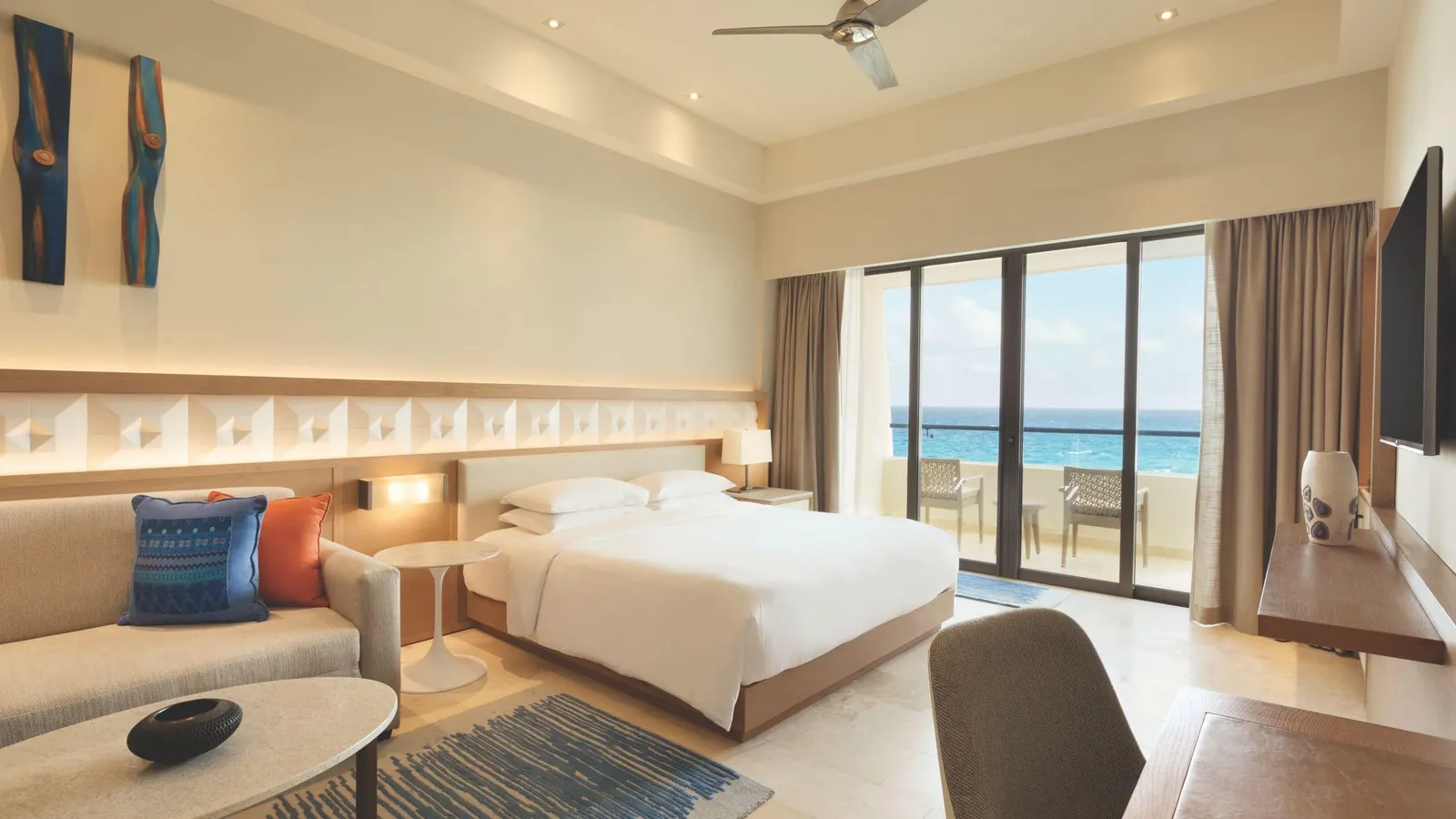 Oceanfront Pyramid Suite interior