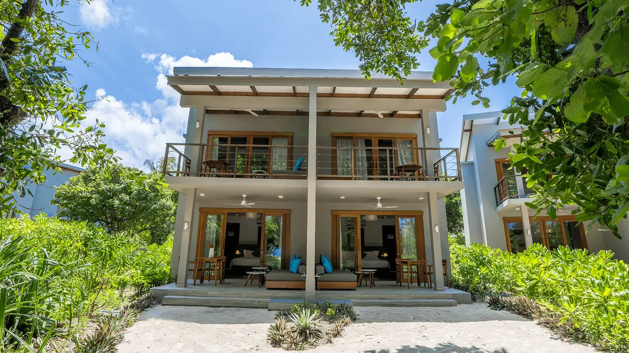 The 2-storey building in the beach-suite family.