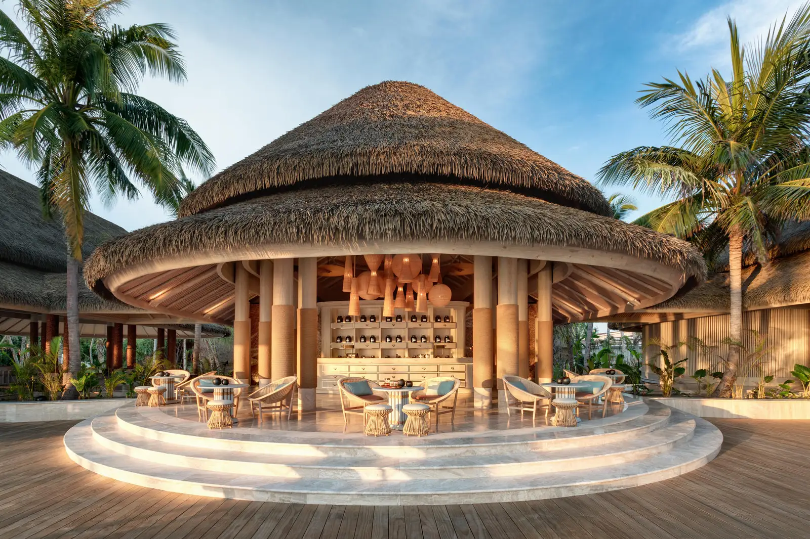 SAI’s round pavilion, the tea lounge