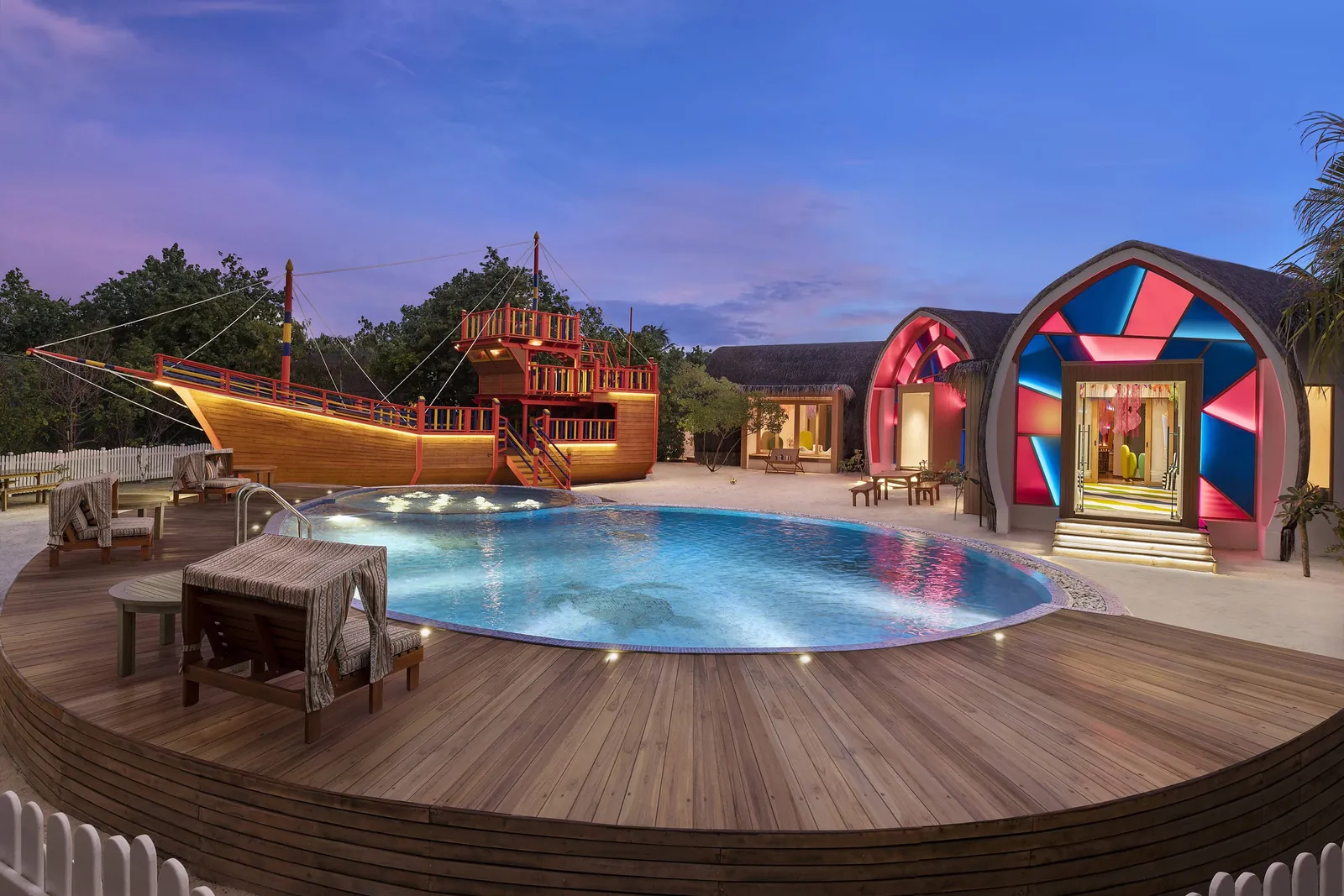 The Little Griffins Kids’ Club at JW Marriott Maldives Resort & Spa.