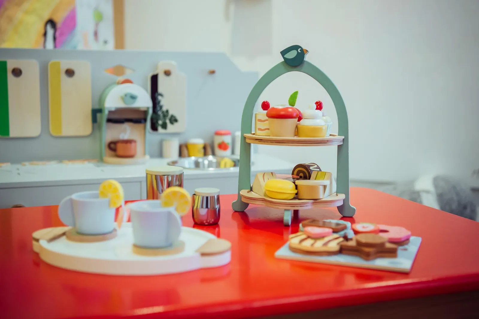 La cucina giocattolo e il tavolino del Kids Club