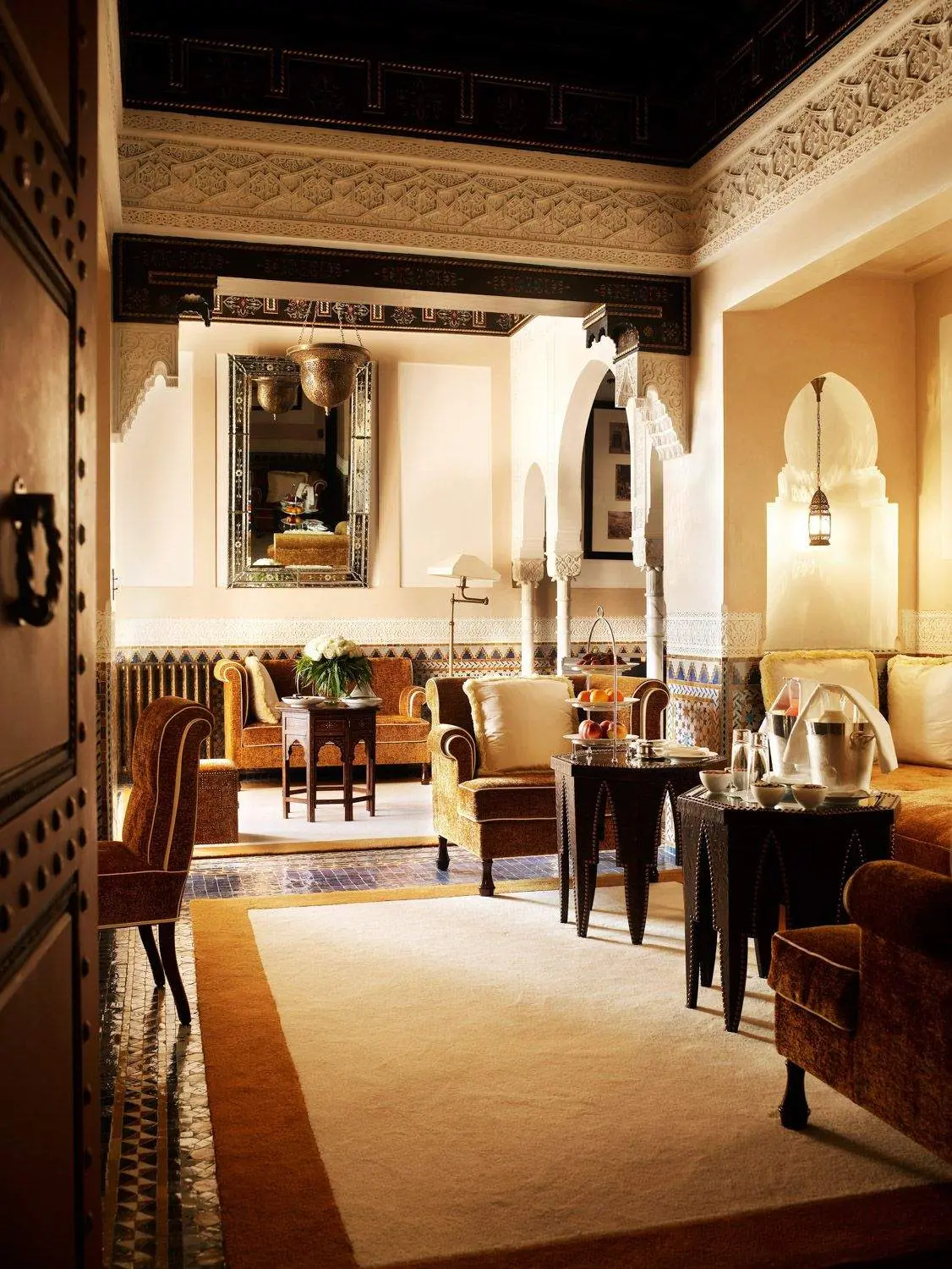 Official photograph of the Agdal Suite category at La Mamounia